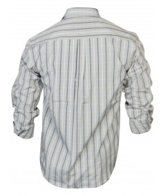 Regular Fit - Grey Stripe Casual Shirt