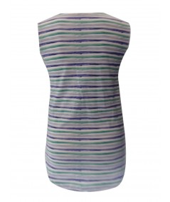 Blur Stripe Printed Sleeveless Top
