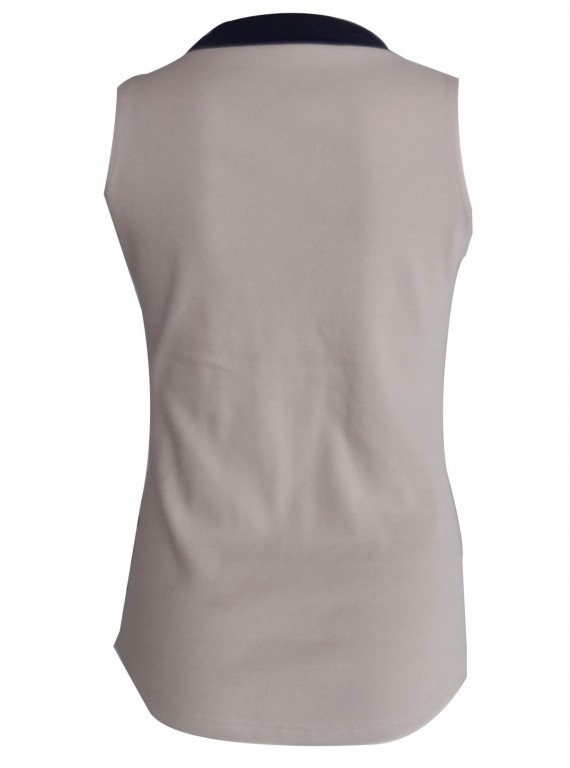 Graphica Print High Neck Top