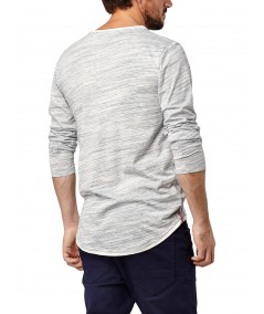 Designer Slub Jersey Long Sleeve TShirt