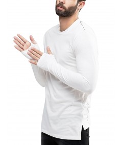 White Long Tshirt