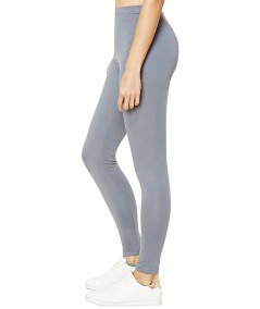 B & F Womens Grey Cotton Elastane Legging 