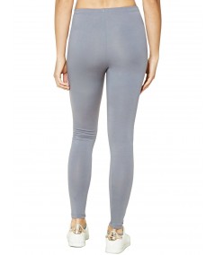 B & F Womens Grey Cotton Elastane Legging 