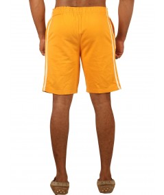 Mustard Piping Fleece Shorts