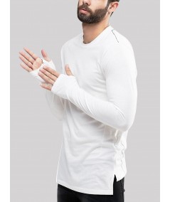 White Long Tshirt