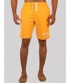 Mustard Piping Fleece Shorts for Men – Casual Comfort Shorts by Boer and Fitch