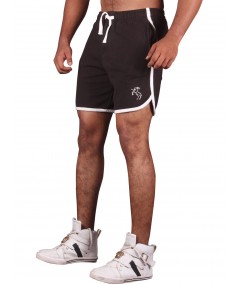 Black Boxer Fleece Shorts