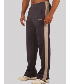 Navy Track Pants with Grey Stripes for Men – Comfortable Sportswear by Boer and Fitch