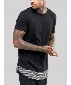 Black Slit Open T-Shirt – Boer and Fitch