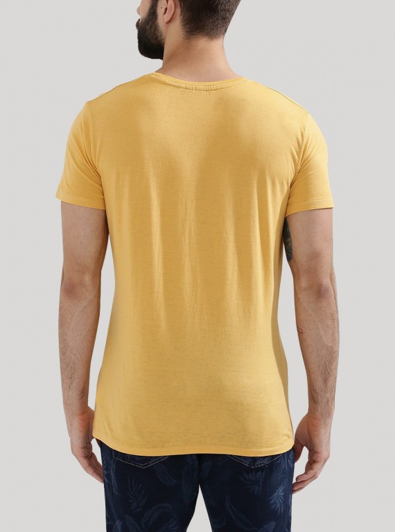 Mustard Crew Neck TShirt