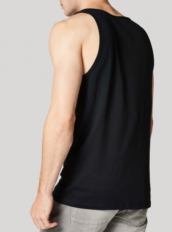 Solid Tank Top - Black