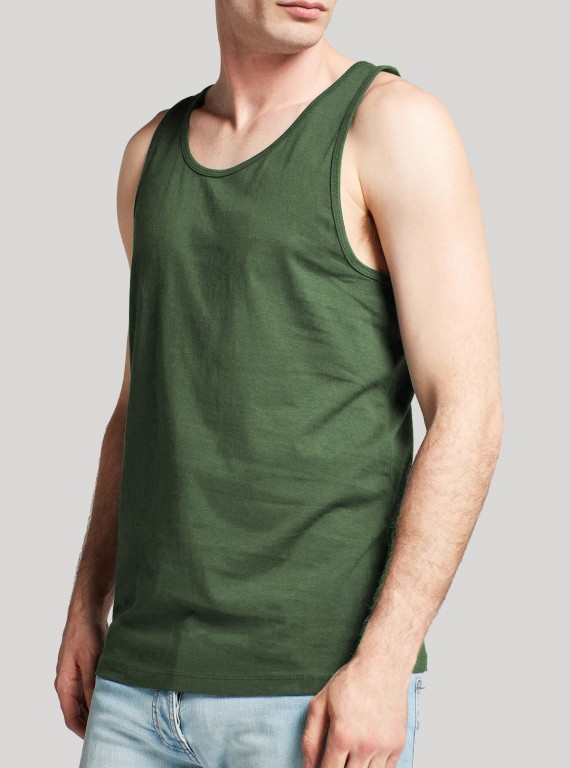 Solid Tank Top - green