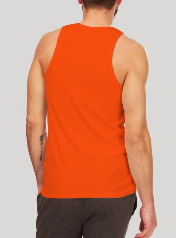 Orange Rib Vest