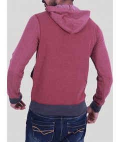 Burgundy Hooded Sweat Shirt