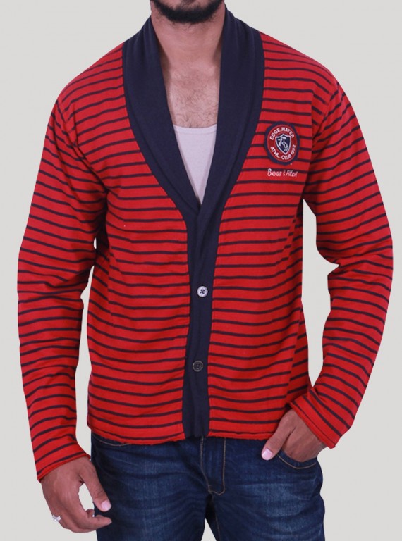 Red Shawl Collar Cardigan Set for Men – Boer and Fitch