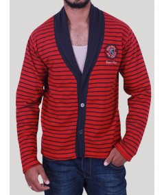 Red Shawl Collar Cardigan Set for Men – Boer and Fitch