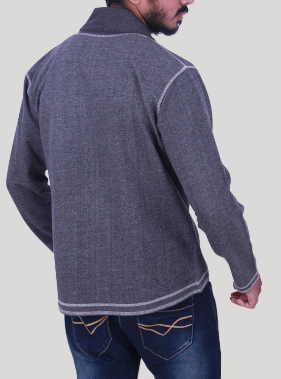 Charcol Shawl Collar Cardigan Set