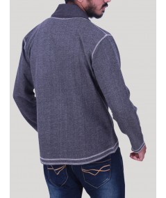 Charcol Shawl Collar Cardigan Set