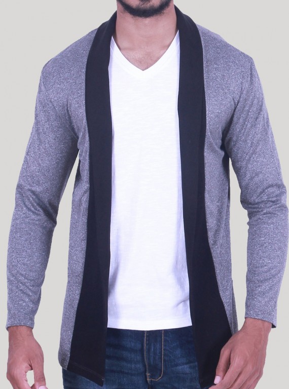 Charcoal Melange Ribbed Cardigan Set – Boer and Fitch