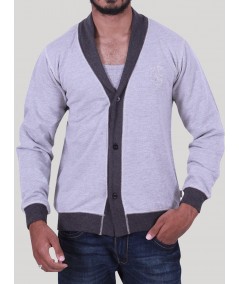 Grey Contrast Shawl Cardigan Set – Boer and Fitch