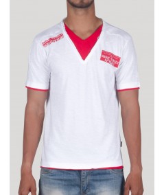 Two Tone V-Neck T-Shirt for Men – Stylish Casual Tee by Boer and Fitch