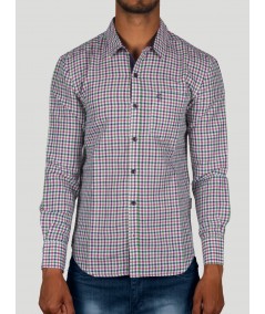 Slim Fit Multi-Checked Linen Long Sleeve Shirt for Men – Boer and Fitch
