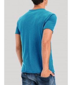 Turquiose Slub Jersey TShirt
