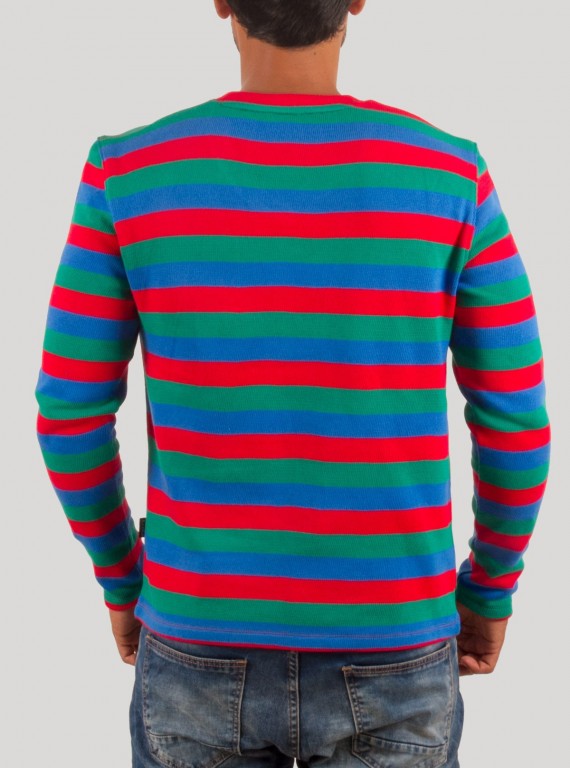 Men’s Multi-Color Pullover T-Shirt – Casual & Trendy | Boer & Fitch