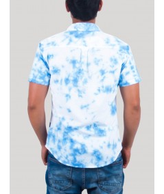 Blue Tie and Dye Shirt