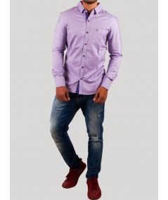 Long Sleeve Purple Shirt
