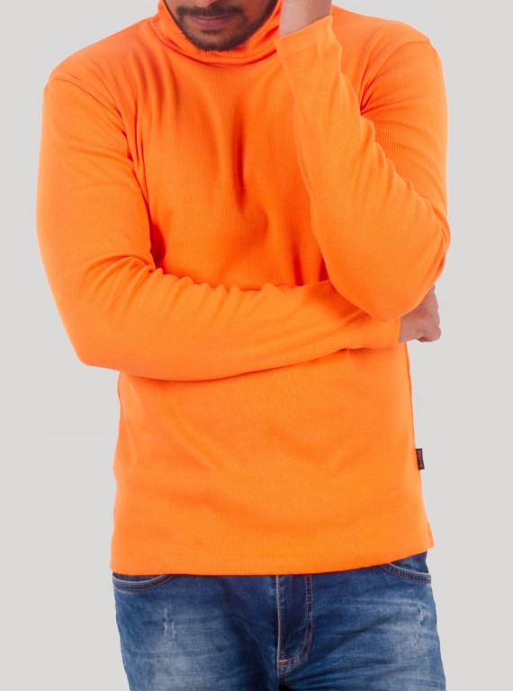 Orange Turtle Neck Sweatshirt – Boer and Fitch