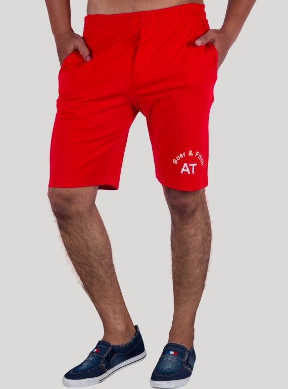 Red Jersey Shorts