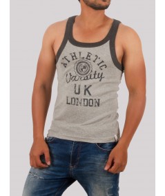 Grey Melange Printed Vest for Men – Boer and Fitch