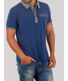 Blue Buttoned Polo T-Shirt for Men – Boer and Fitch