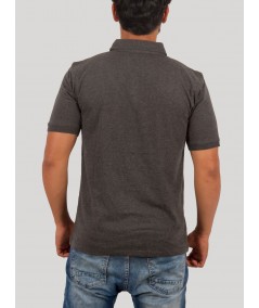 Dark Melange Polo TShirt
