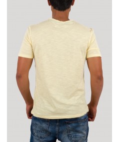 Light Yellow Slub Jersey TShirt