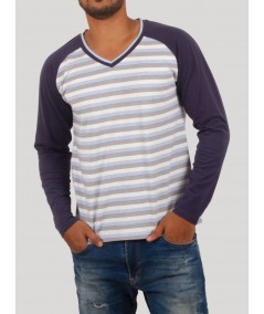 Raglan Striped T-Shirt for Men – Boer and Fitch