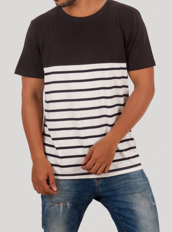 Black Stripe Tshirt