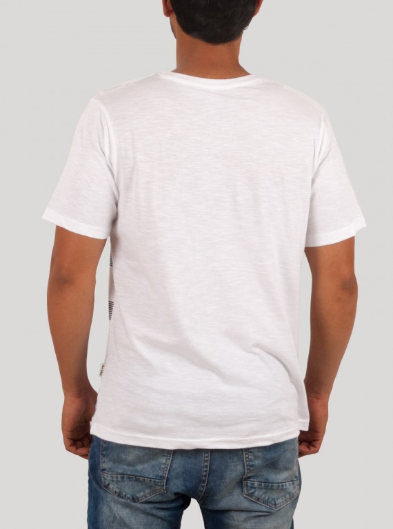 Contrast Stripe Round Neck TShirt
