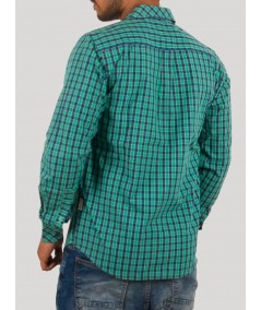 Green Check Casual Shirt