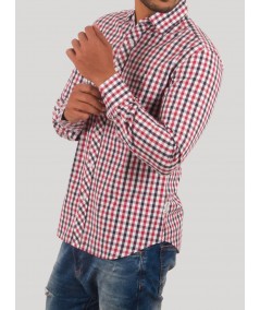 Slim Fit - Red Checked Shirt
