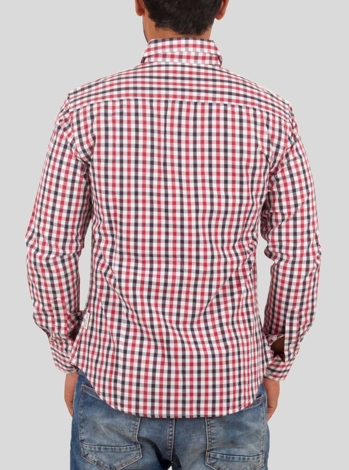 red checked shirt h&m