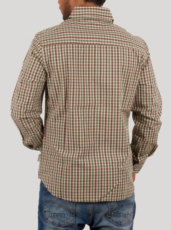 Regular Fit - Green Checkered Shirt