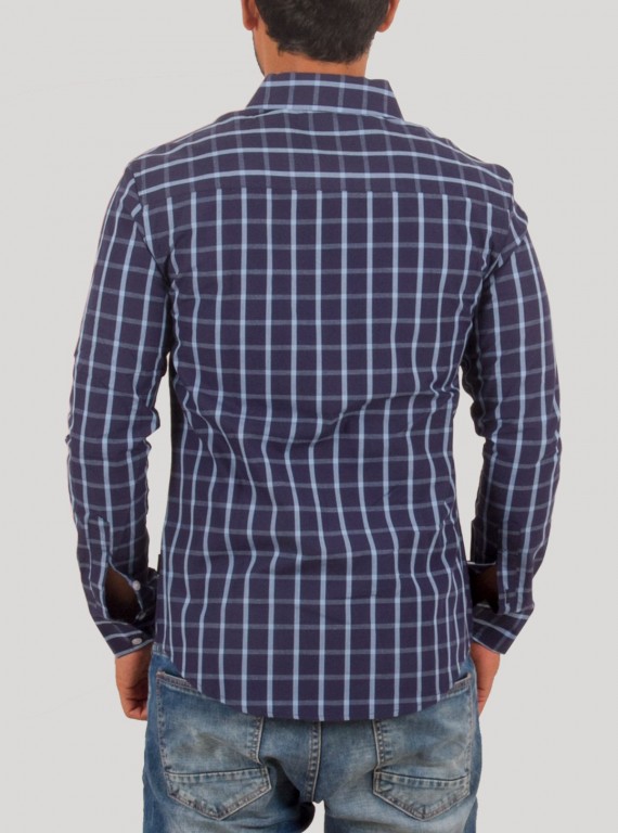 Ink Blue Casual Shirt