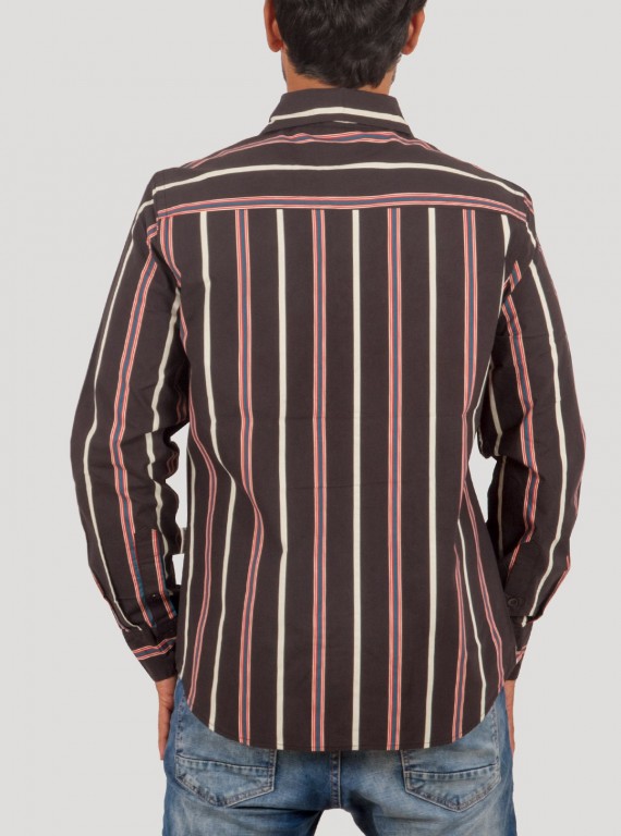 Black Stripe Casual Shirt