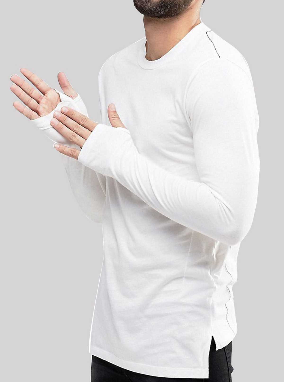 White Full Sleeve T-Shirt – Boer and Fitch