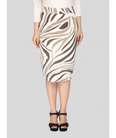 Zebra Print Skirt
