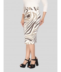 Zebra Print Skirt
