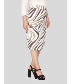 Zebra Print Skirt