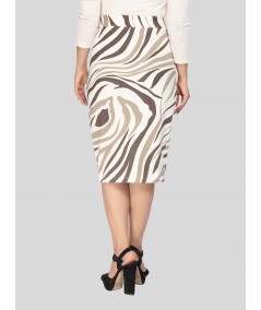 Zebra Print Skirt